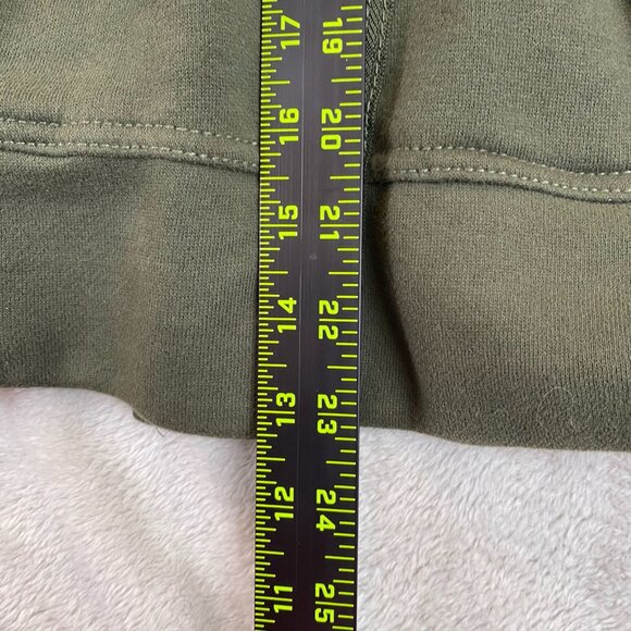 Aéropostale Women's Faux Fur Collar Full Zip Jacket XL Army Green Olive Green - Picture 4 of 11